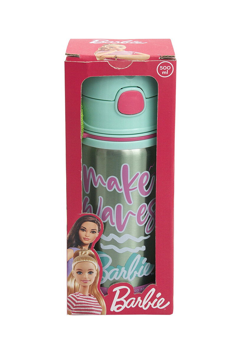 Barbie Çelik Matara 500ml Strong Girl
