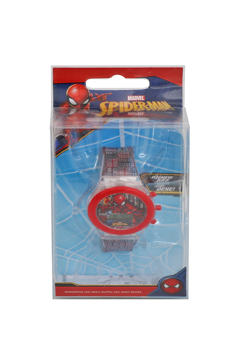 Spiderman Dijital Kol Saati Led Işıklı