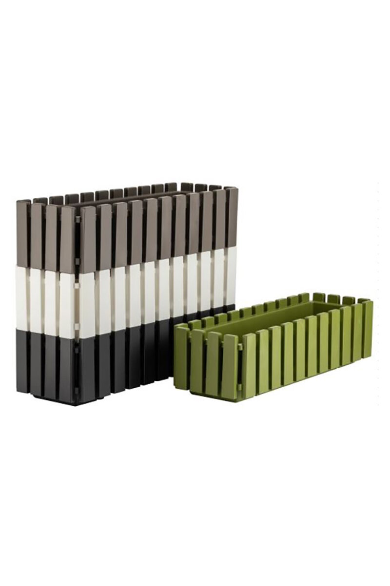 Akasya Balkon Çit Görünümlü Saksı S.Kahve