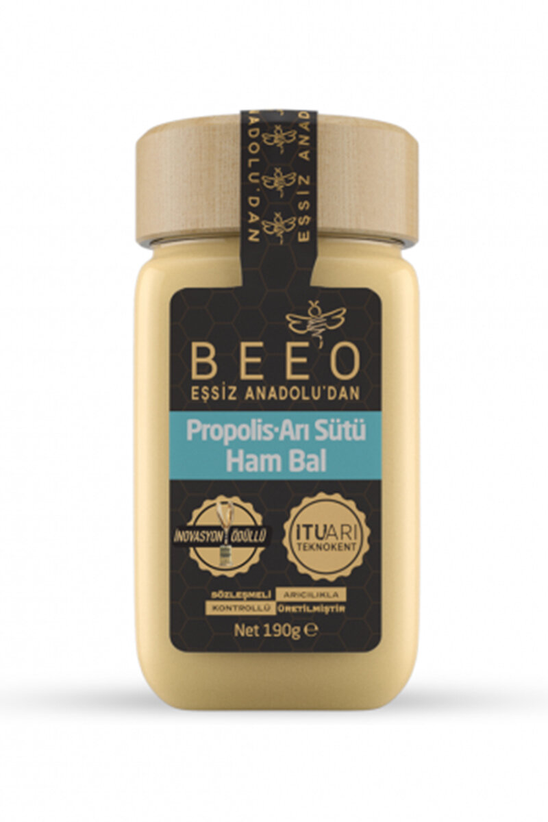 Beeo Propolis Arı Sütü Ham Bal Karışım Yetişkin 190 G