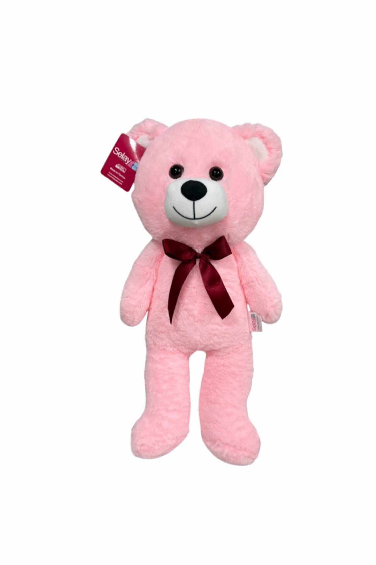 Selay Toys Pembe Pelüş Ayıcık 45 cm 4564