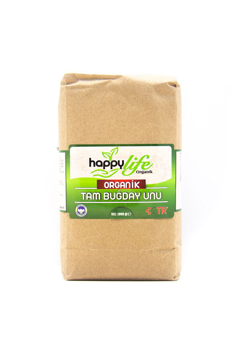 Happylife Organik Tam Buğday Unu 1 kg
