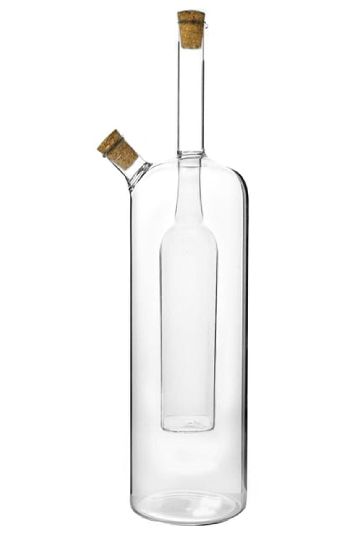 Paçi Çift Cidarlı Cam Yağlık