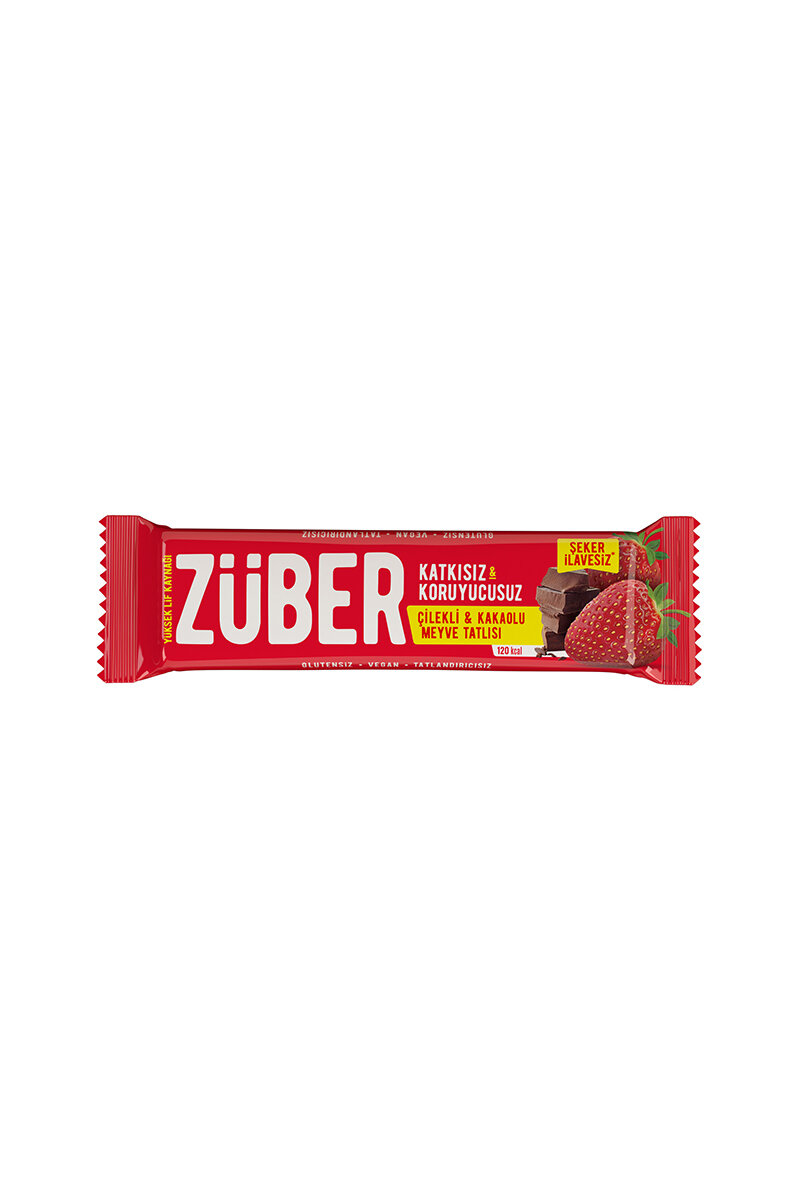 Züber Çilekli Çikolatalı Meyve Bar 40 G
