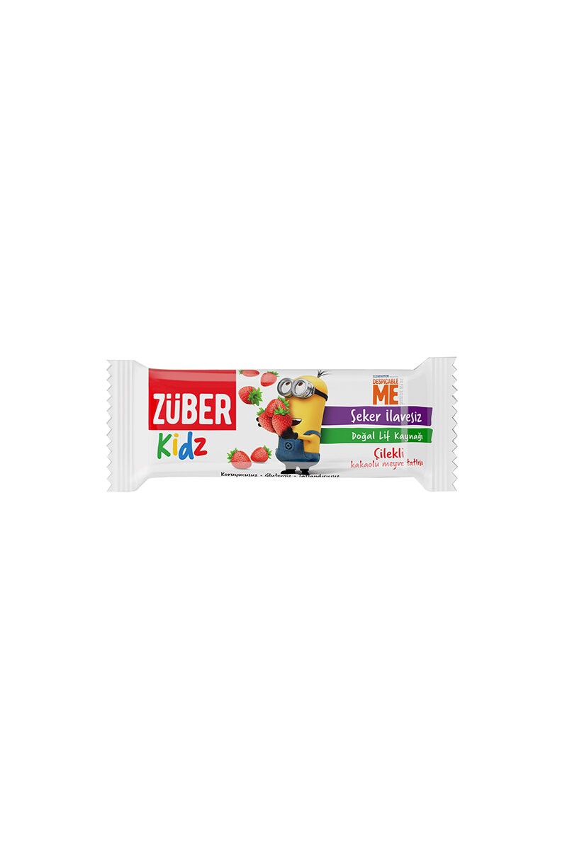 Züber Kidz Çilekli Kakaolu Bar 25G