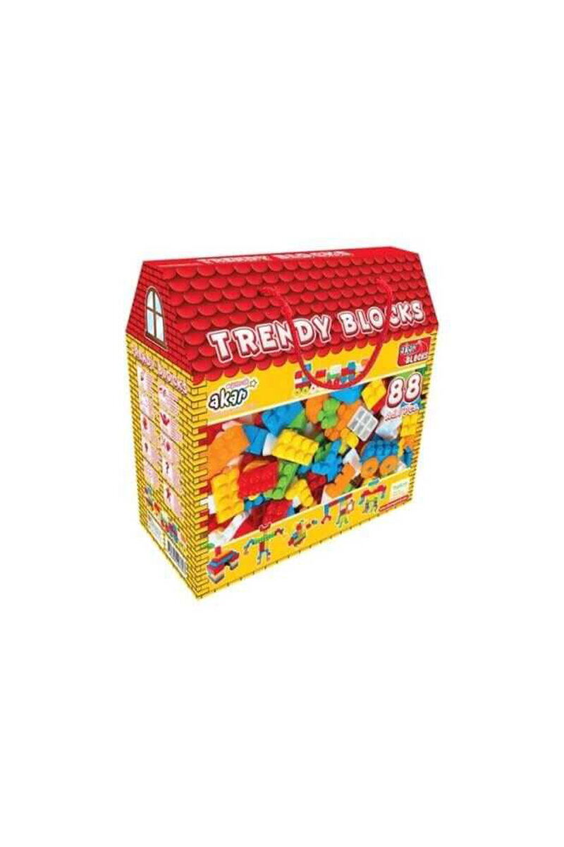 Akar Oyuncak Trendy Block 88 Parça Kutulu