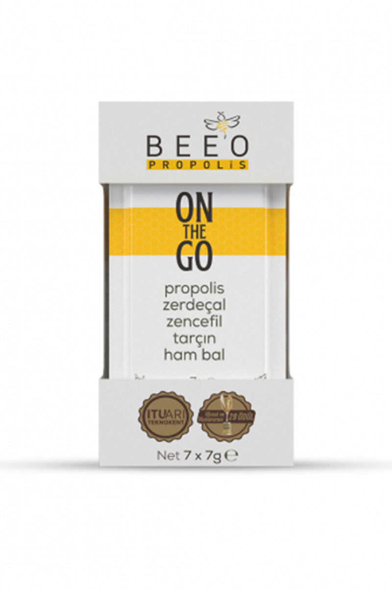 Beeo On The Go Propolisli Zerdeçellı Zencefilli Ham Bal 49 G