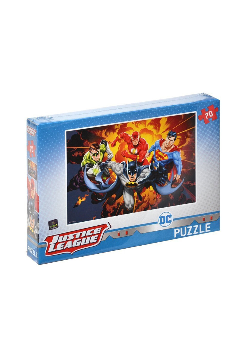 Justice League 70 Parça Kutu Puzzle DC7542