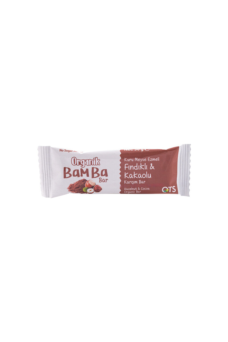 Ots Organik Fındıklı ve Kakaolu Bamba Bar 30 g