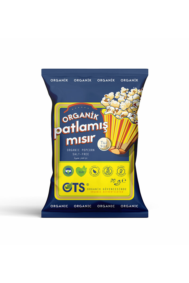 Ots Organik Patlamış Mısır 70 g