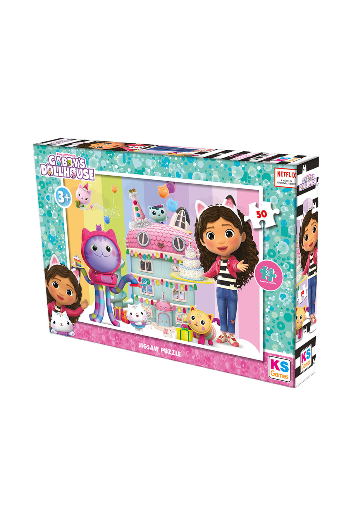 KS Games Gabby Dollhouse 50 Parça Puzzle