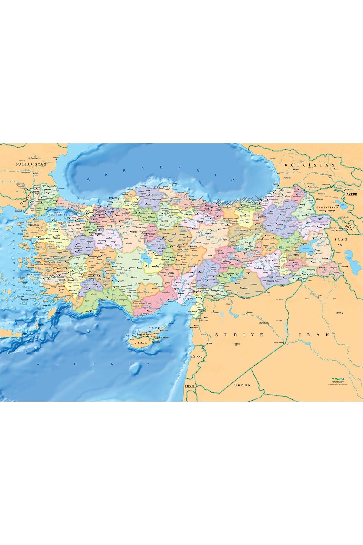 KS Puzzle Türkiye Haritası 300 Parça