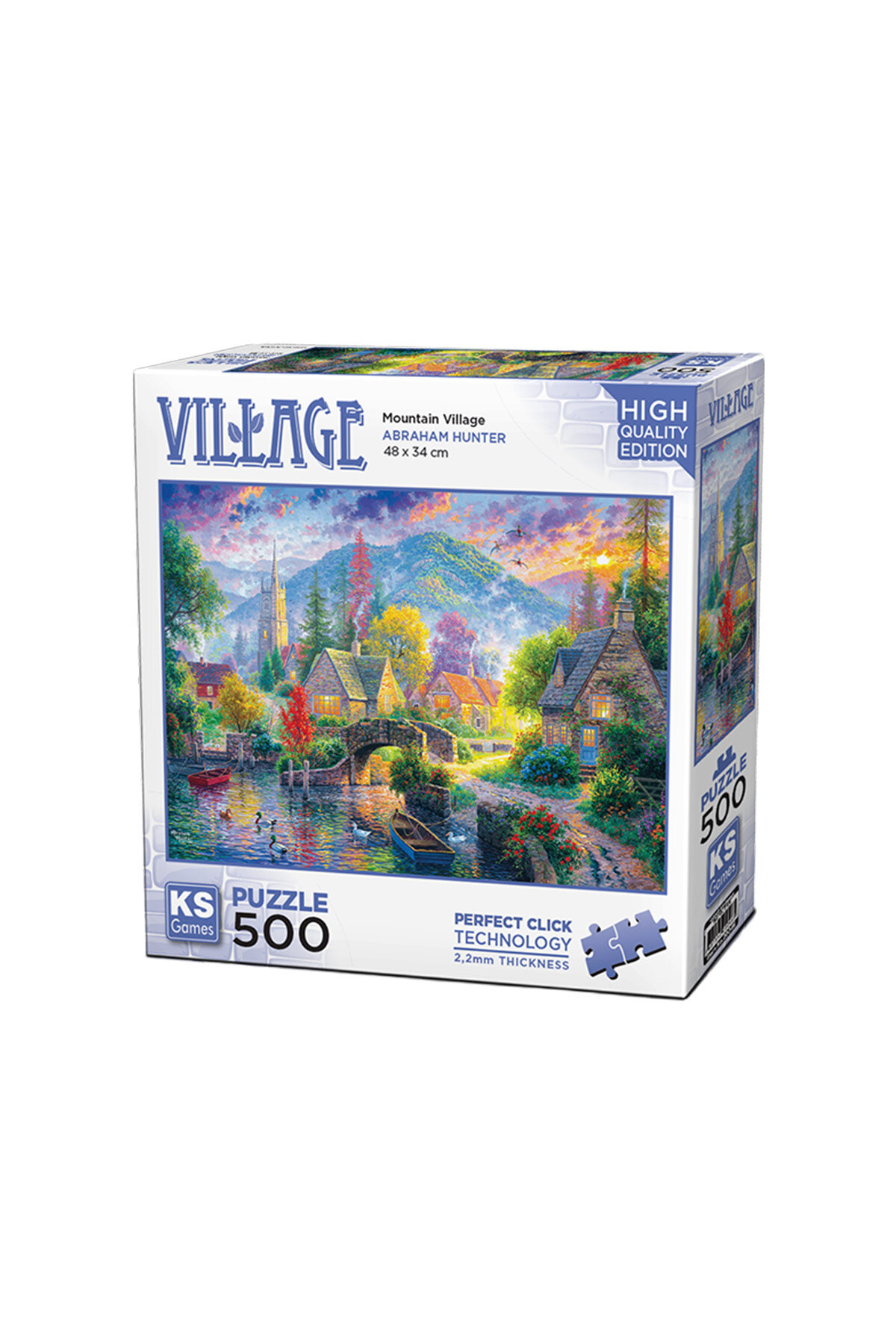 KS Puzzle Dağ Kasabası 500 Parça