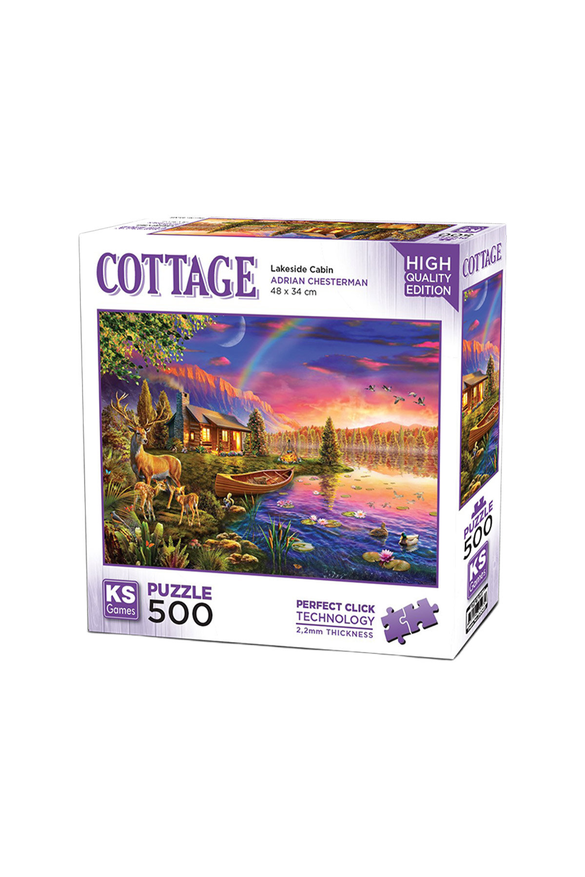 Ks Games Göl Kenarında Ev 500 Parça Puzzle