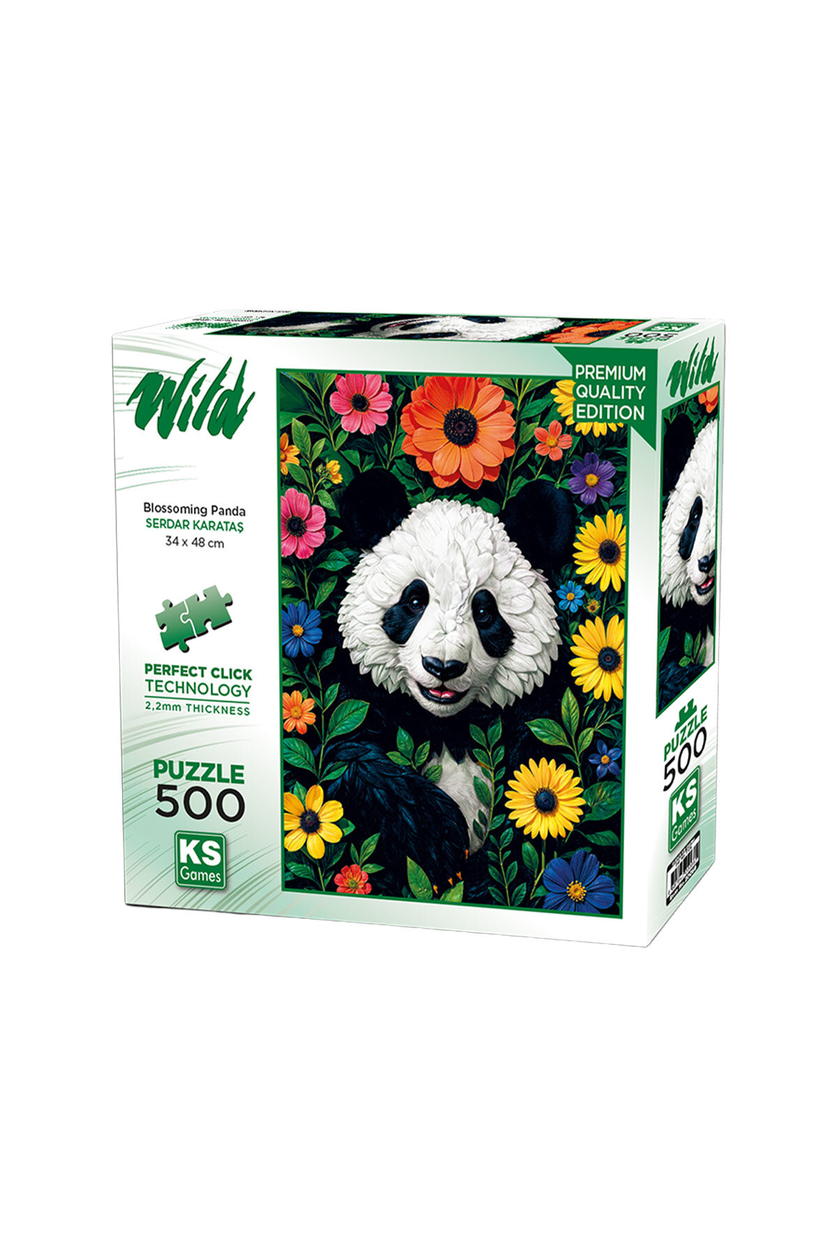 Ks Games Çiçek Açan Panda 500 Parça Puzzle 20088