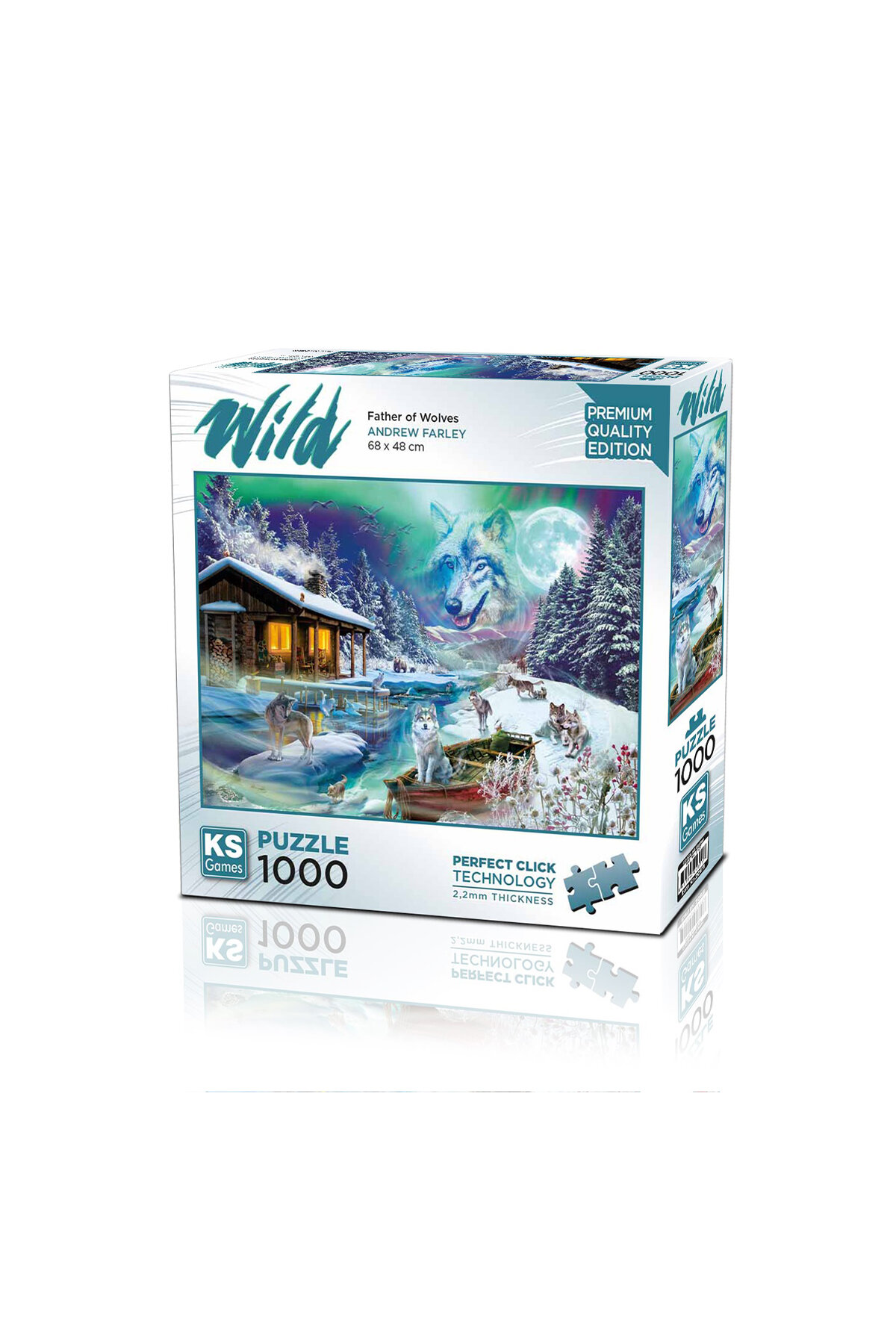 KS Puzzle Father of Wolves 1000 Parça Puzzle