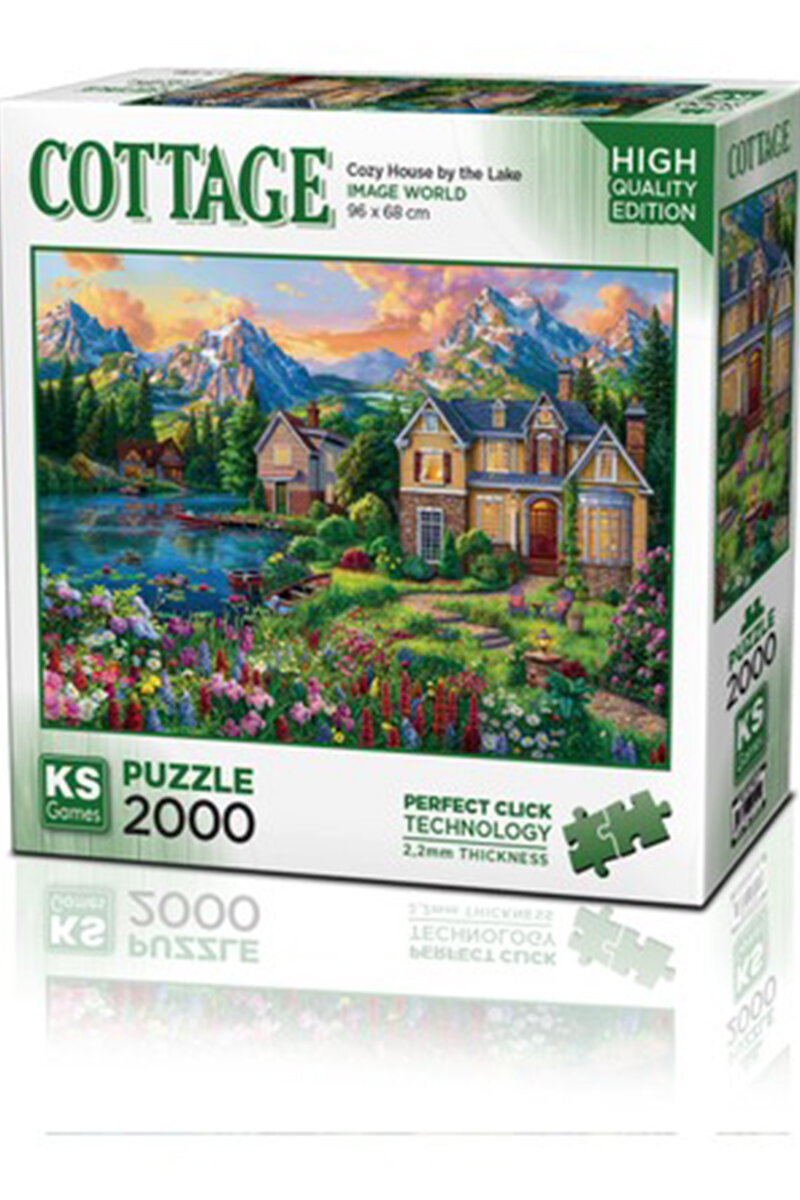 KS Puzzle Cozy House by the Lake 2000 Parça