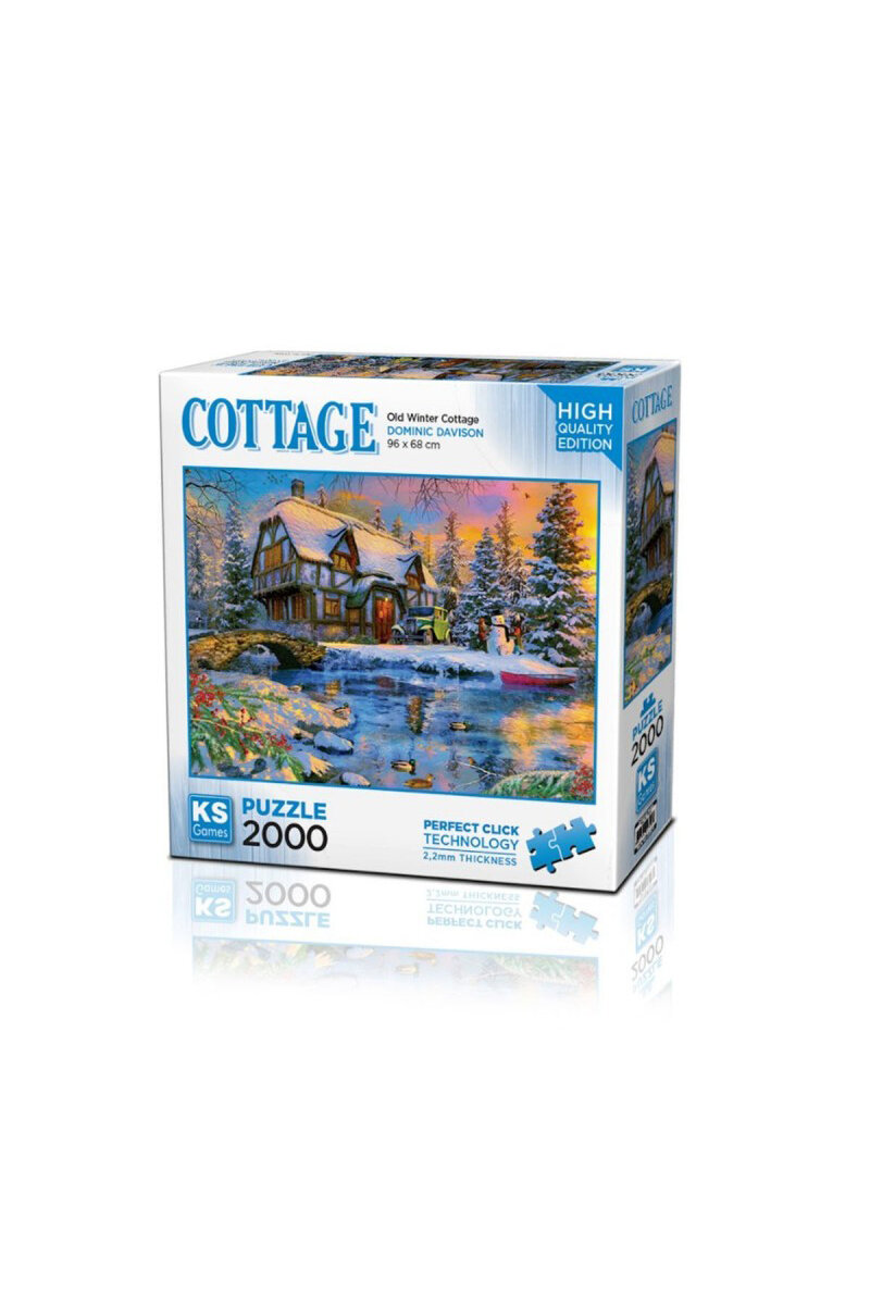 KS Puzzle Old Winter Cottage 2000 Parça