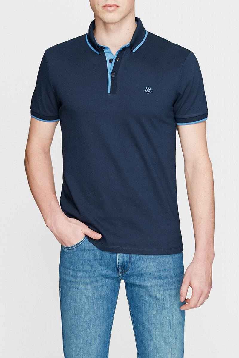 Mavi Erkek Polo Yaka Tişört M062373-28417
