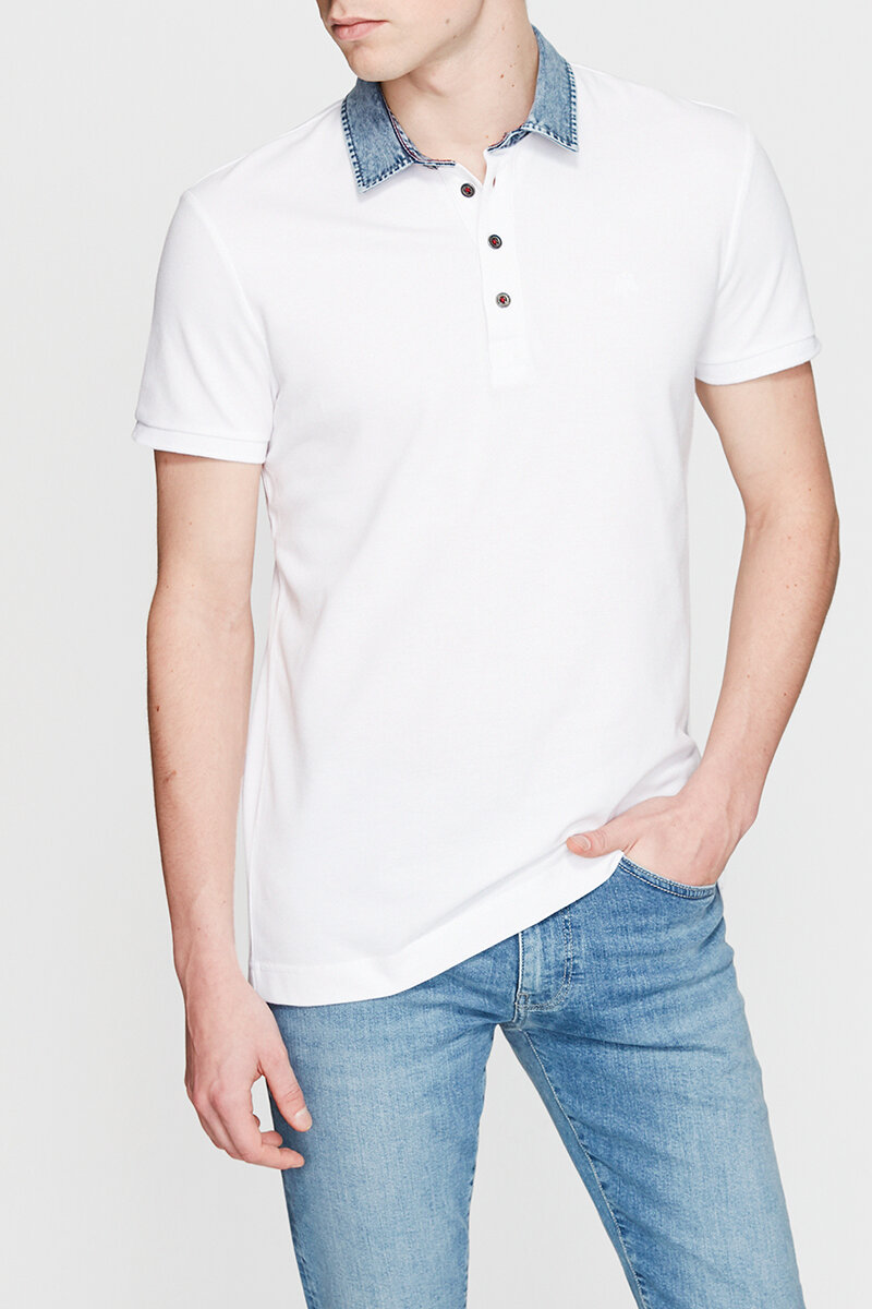 Mavi Erkek Polo Yaka Tişört M062685-27879