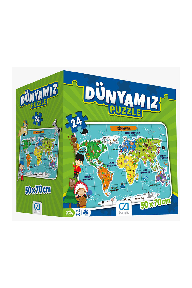 Dünyamız Eğitici Puzzle CA5025