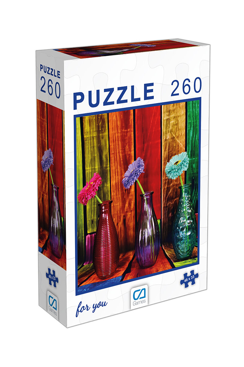 Çiçekler Puzzle 260 Parça CA6006