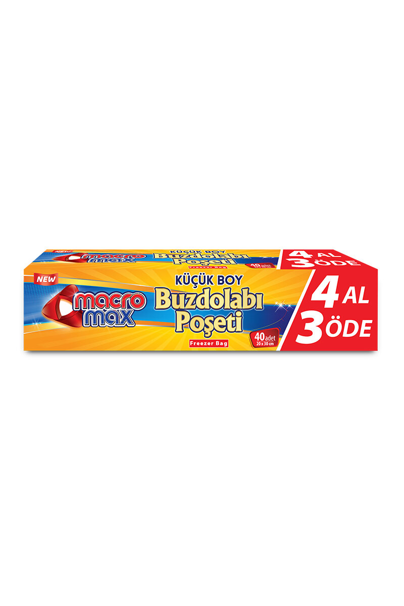 Macromax Buzdolabı Poşeti 4 Al 3 Öde Küçük Boy