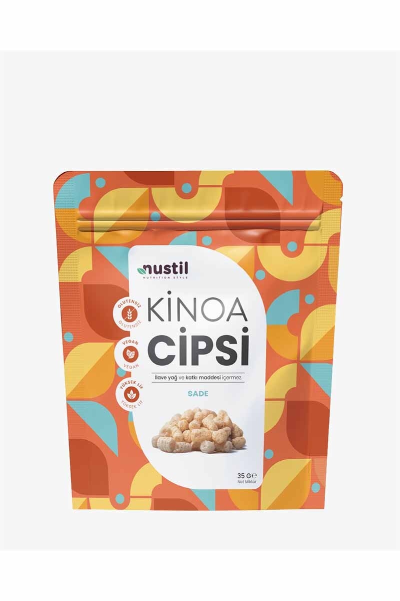 Nustil Glutensiz Kinoa Cipsi 35 g