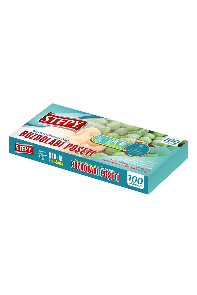 Stepy Buzdolabı Poşeti Orta Boy 100'lü
