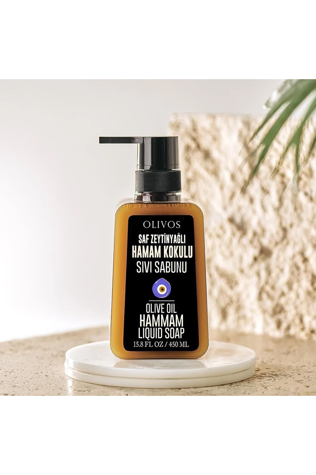 Olivos Zeytinyağlı Hamam Kokulu Sıvı El Sabunu 450 Ml