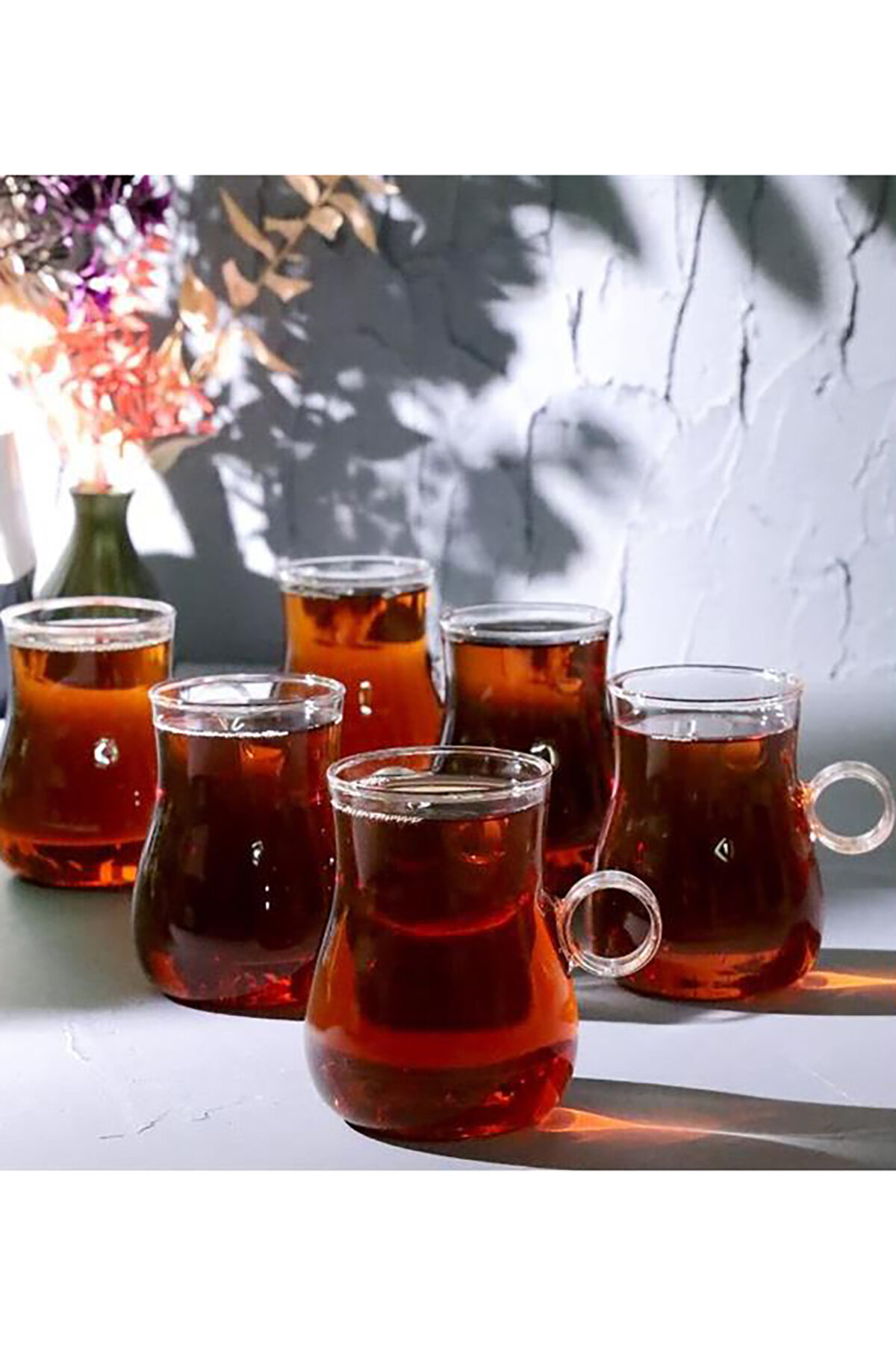 Arow Borosilikat Çay Seti 6lı Dc2.Tr-2851