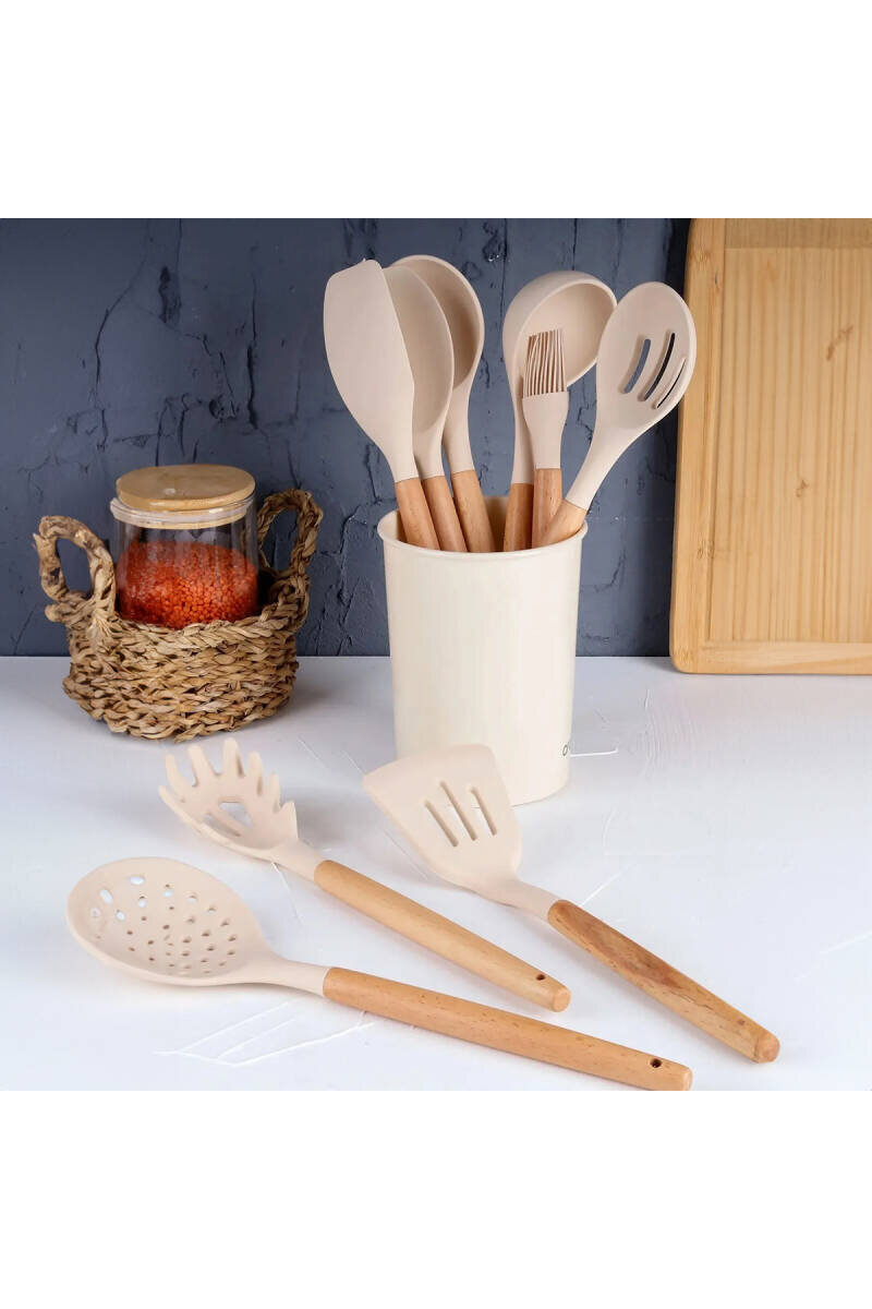 Arow Bona Silikon Mutfak Seti 10 Parça