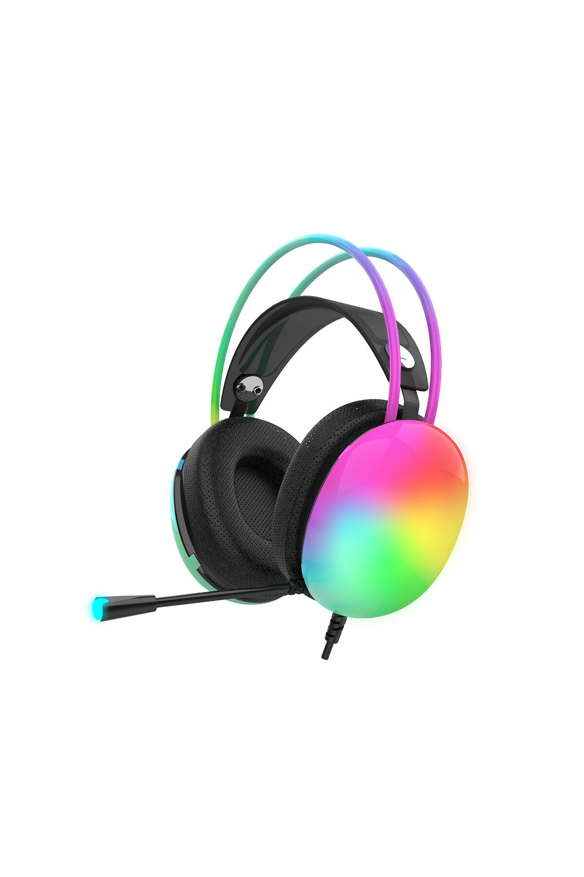 Inca Igk-X8S Empousa Series 7.1 Surround Transparan Rgb Led Effect Gamıng Headset