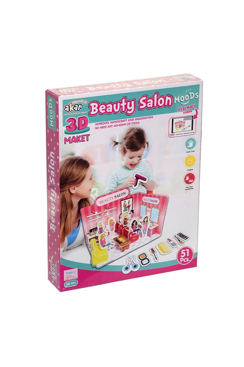 Akar Moods Güzellik Salonu 3D Maket