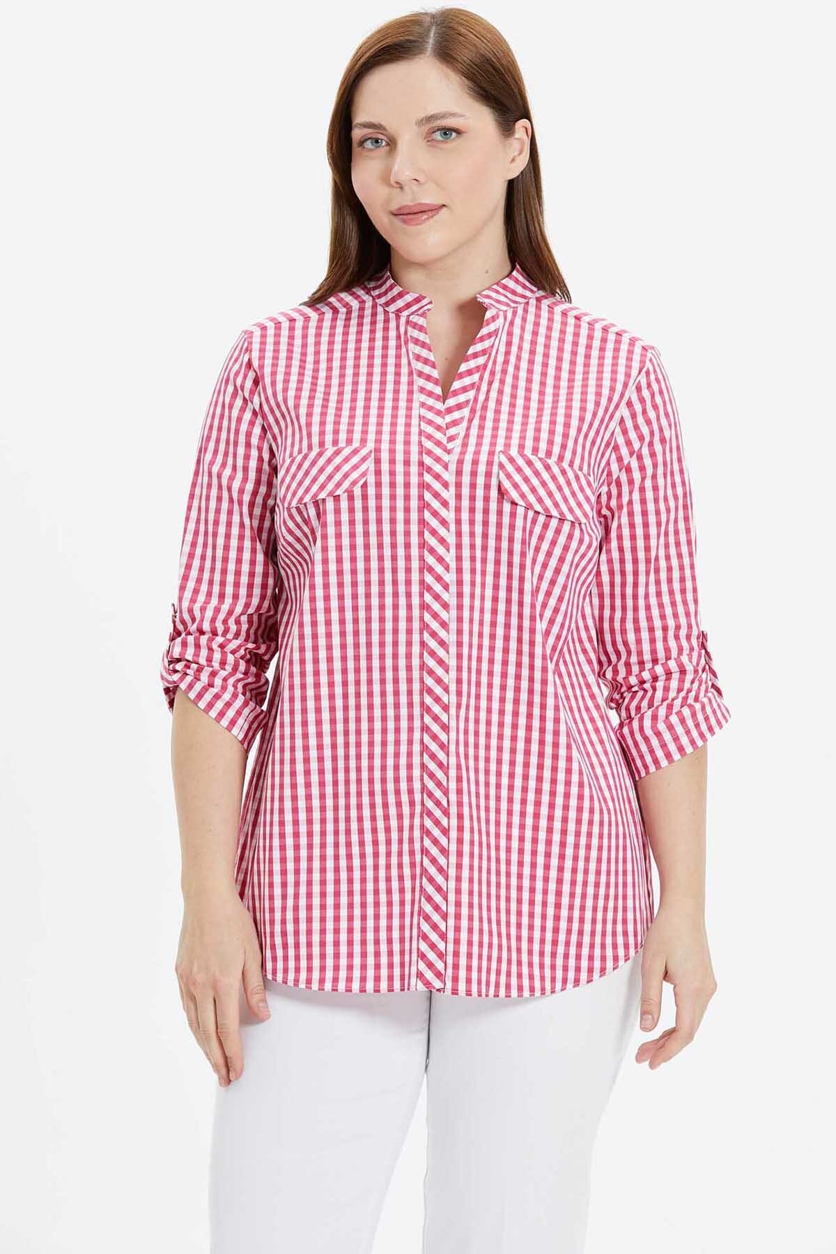 Selen Kadın Büyük Beden Bluz 24YSL8786