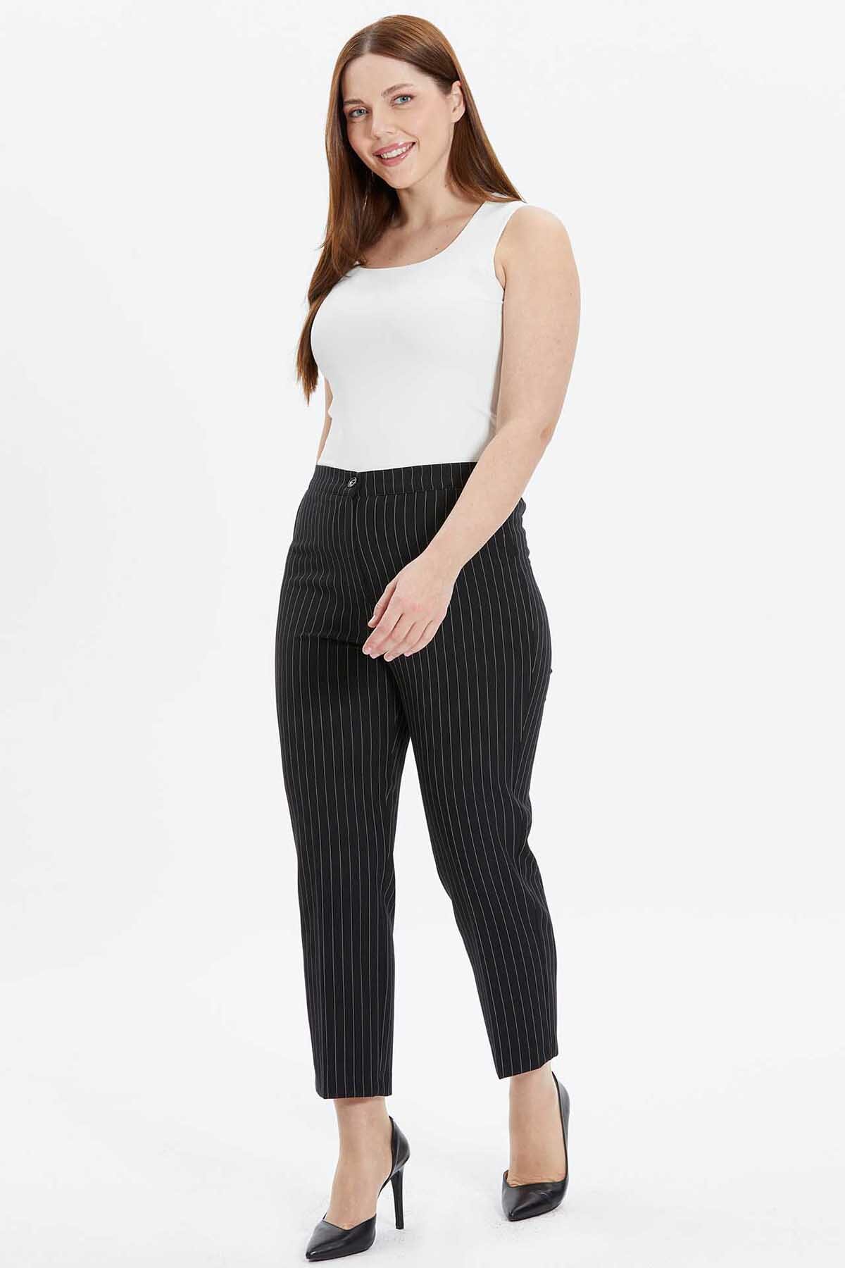 Selen Kadın Büyük Beden Pantolon 24YSL5152