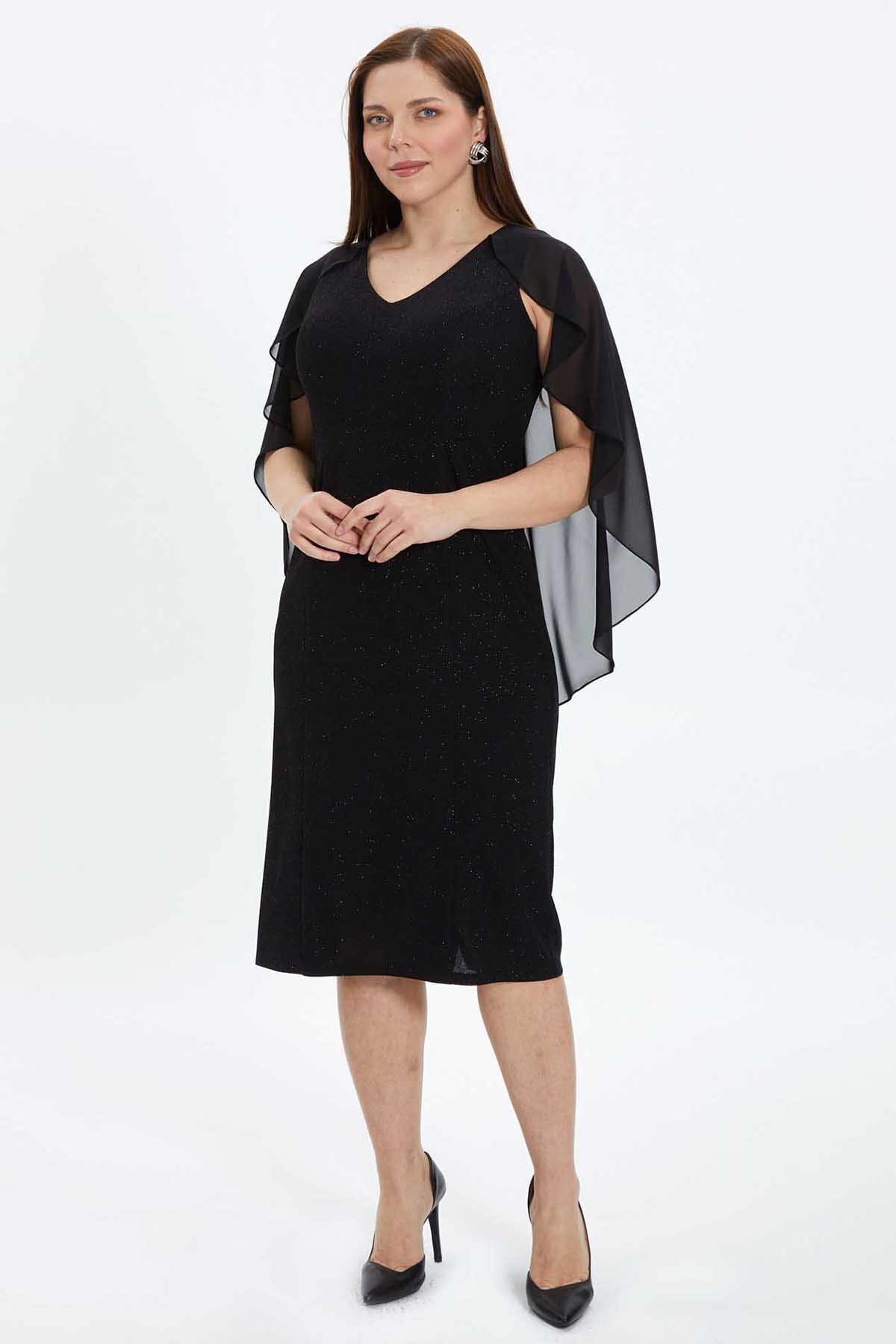 Selen Kadın Büyük Beden Elbise 24YSL7474