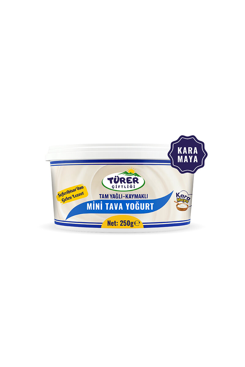 Türer Çiftliği Tam Yağlı Kaymaklı Yoğurt 250 G