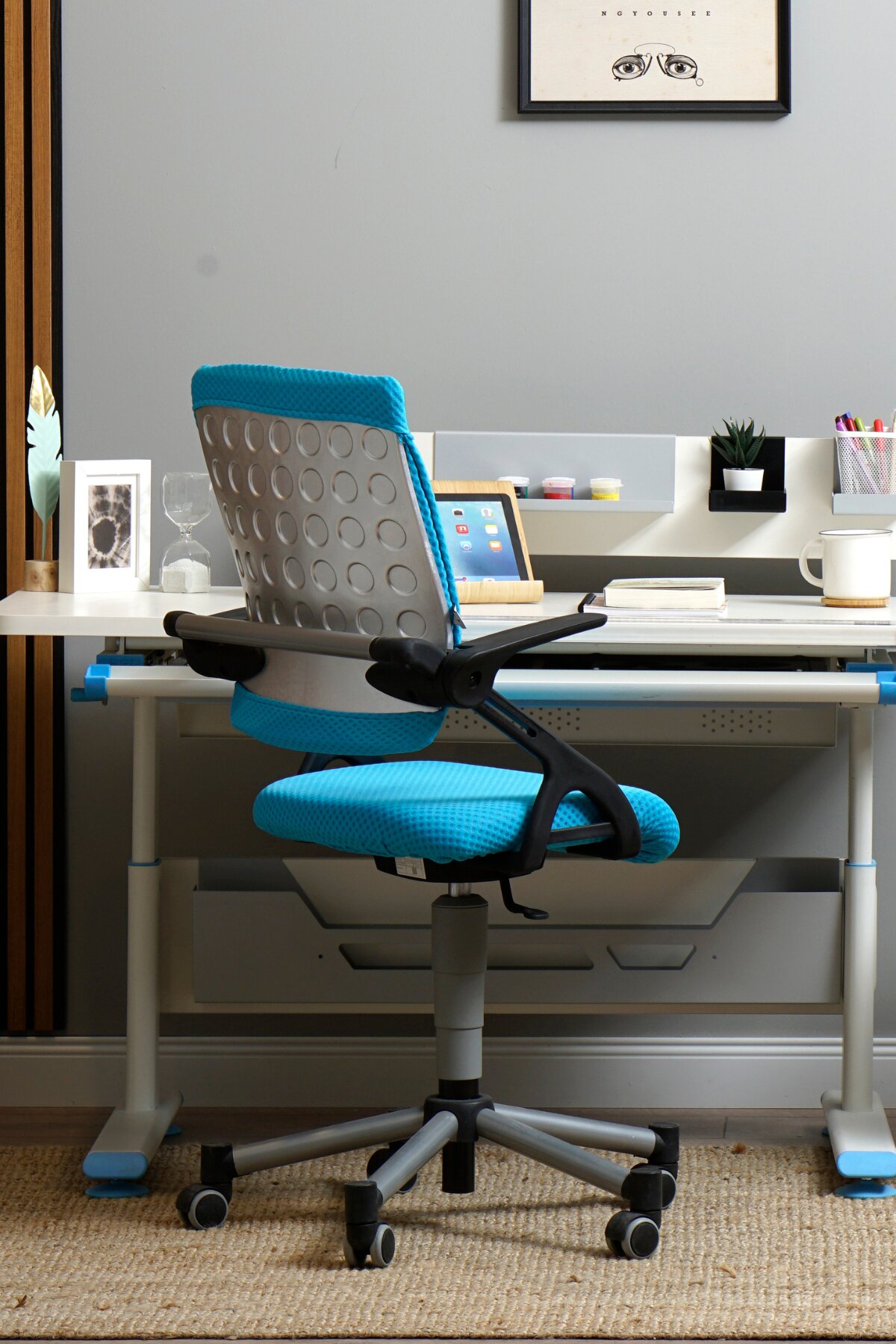 Creo Mobili Vega Sandalye Mavi Mavi Vgsan-8