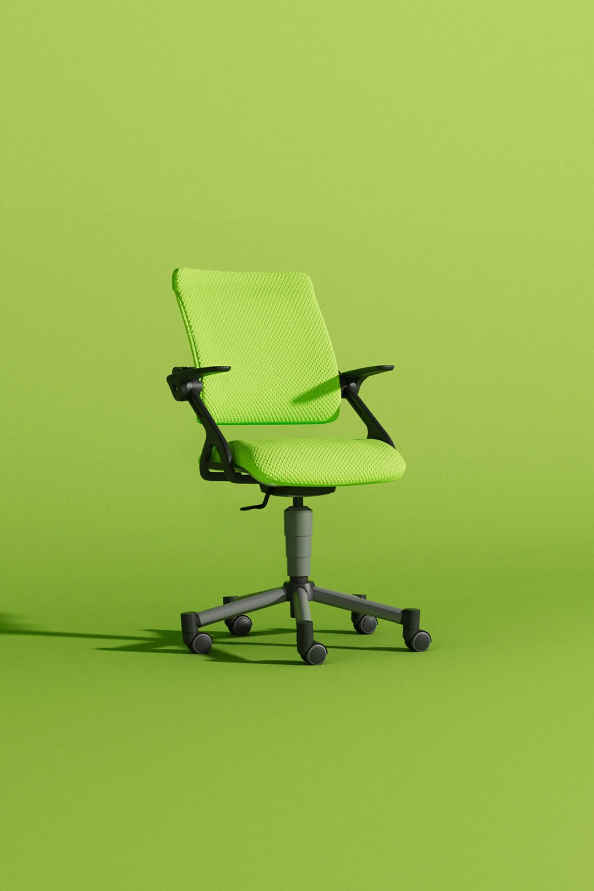 Creo Mobili Vega Plus Sandalye Yeşil / Yeşil