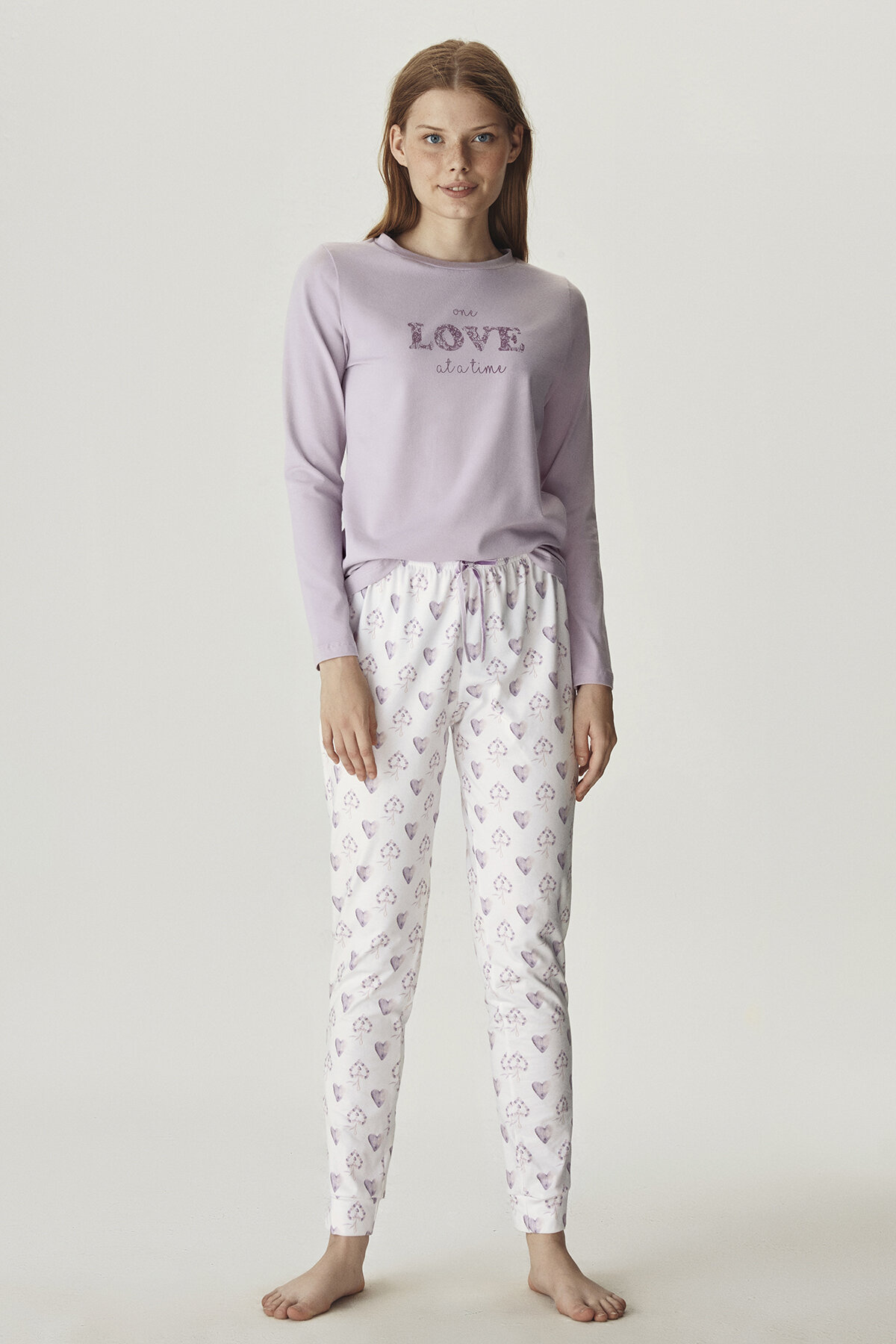 Pamuk & Pamuk Kadın Pijama Takım W22085LILA