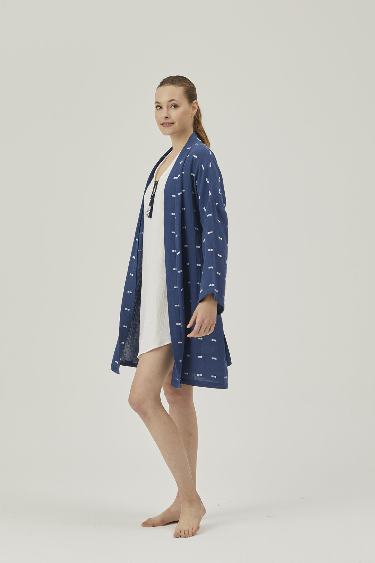 Pamuk&Pamuk Kadın Müslin Sabahlık W24547LAC