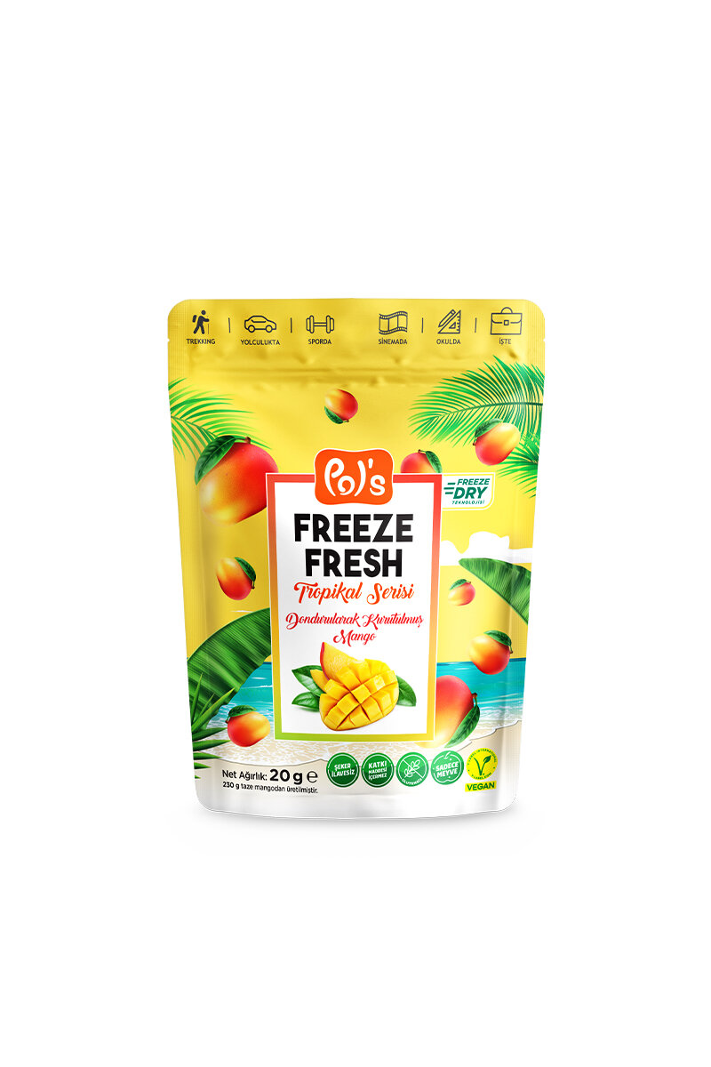 Pol's Freeze Fresh Tropikal Serisi Mango 20 g