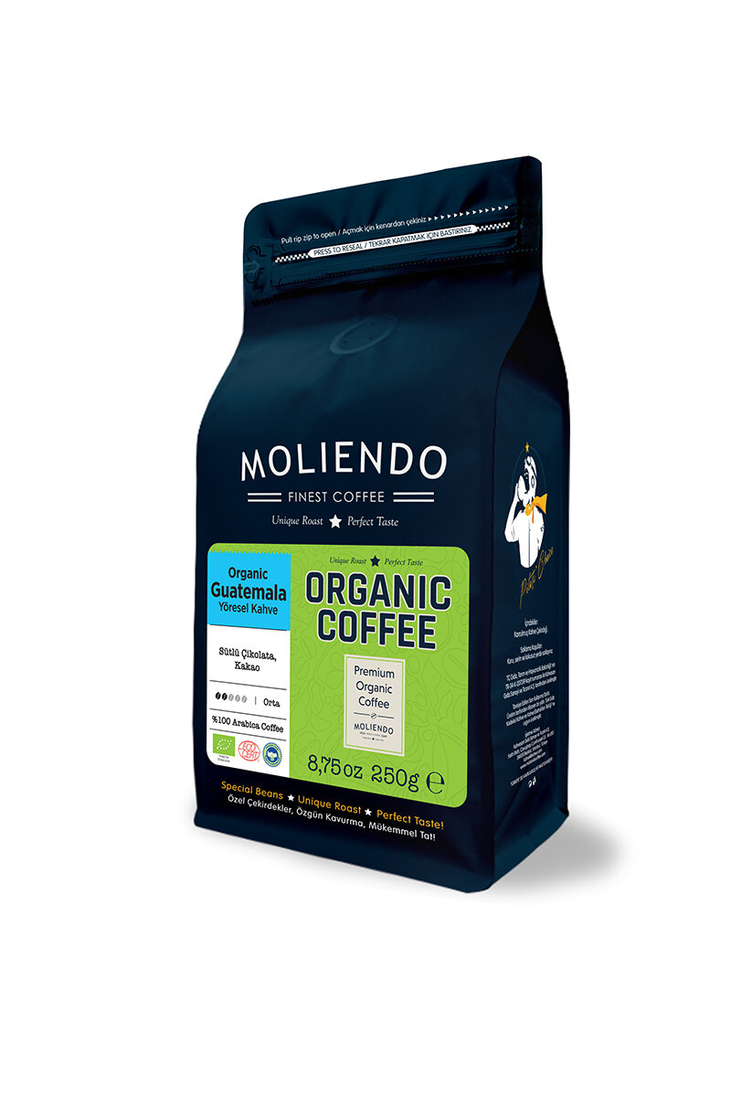 Moliendo Organic Guatemala Yöresel Çekirdek Kahve 250 g