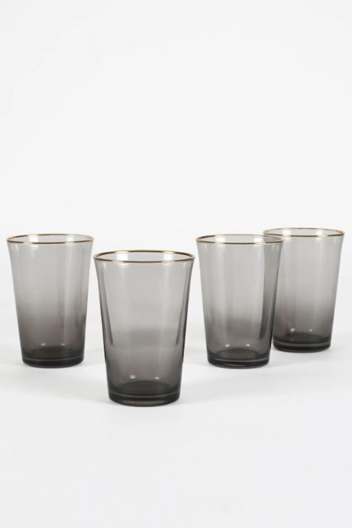 Rakle Gold Iconic 4lü Su Bardağı Seti Füme 290cc GIC022