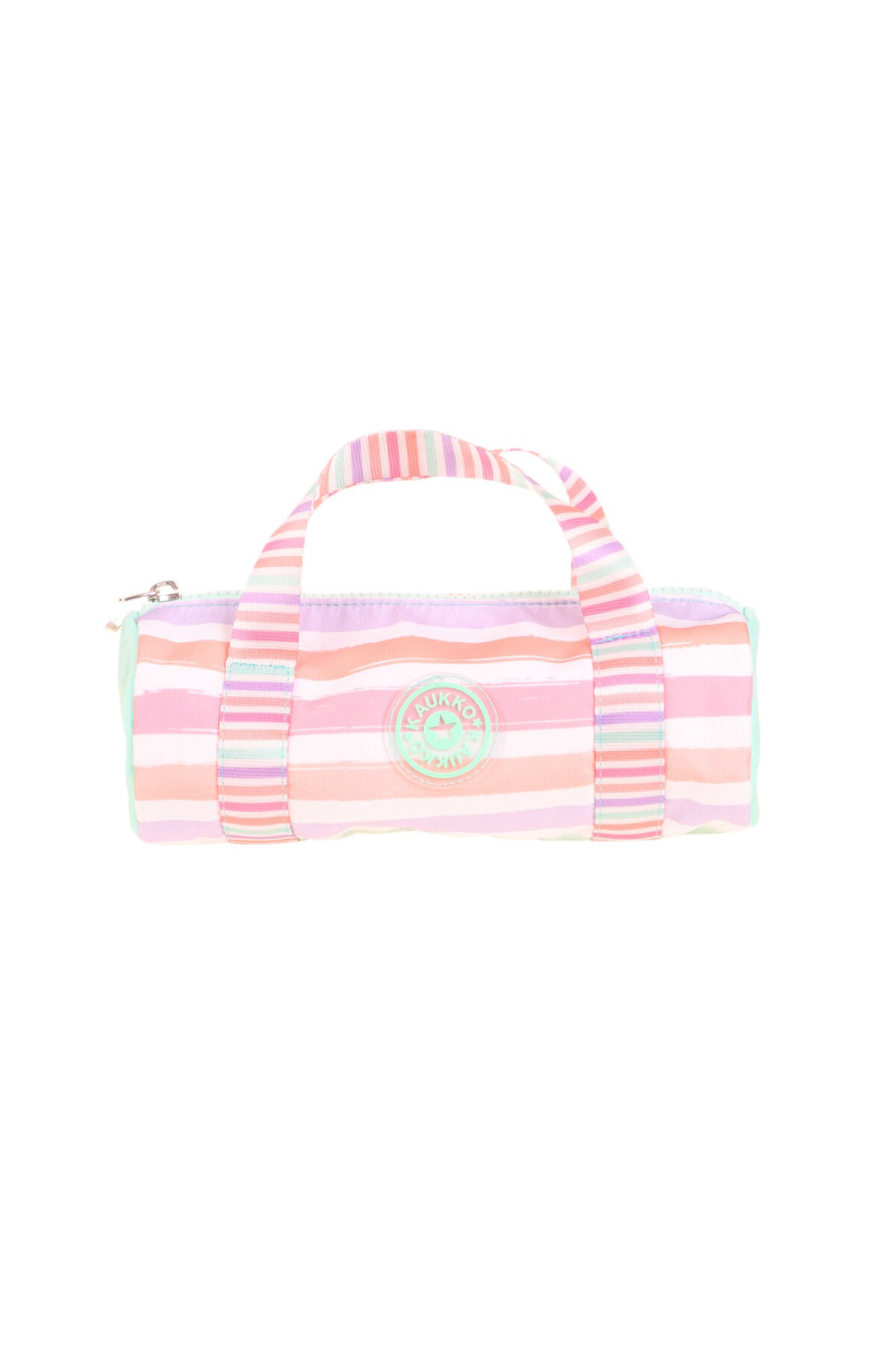 Kaukko Travel Double Strıpe Kalem Çantası (Mınt)