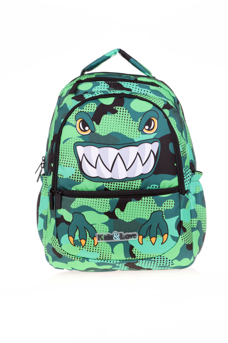 Kaukko Kids&Love Sırt Çantasi (Square Dinosaur) L5121