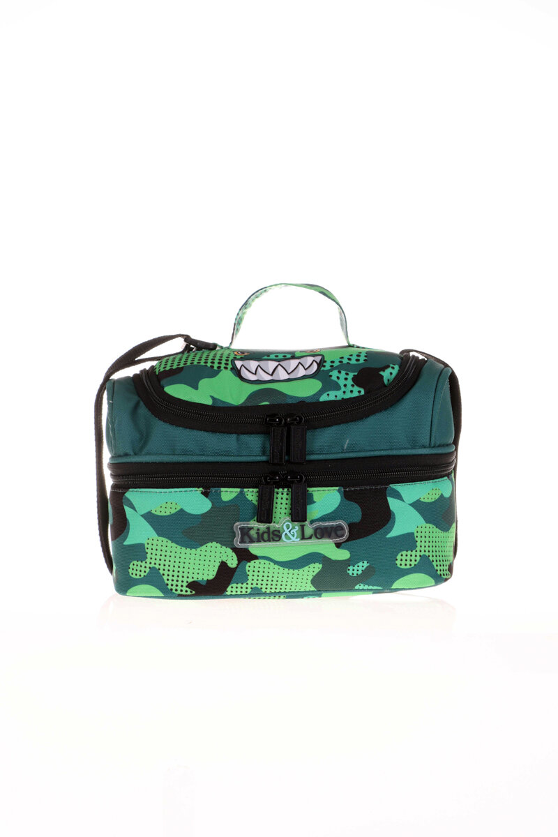 Kaukko Kids&Love Beslenme Çantasi (Square Dinosaur) L7121
