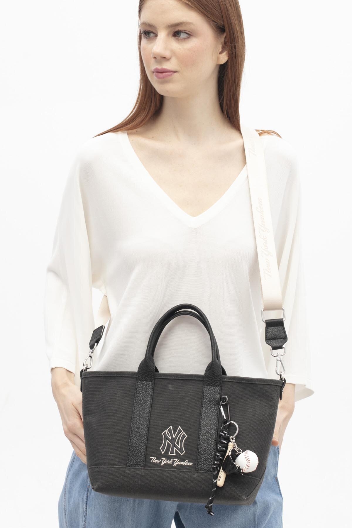 New York Yankees Kadın Çapraz Çanta MLB_009