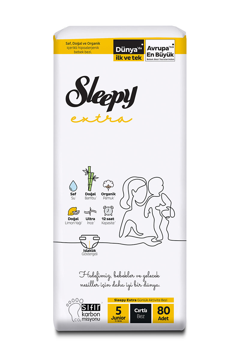 Sleepy Extra 4'lü (5) Numara 80 Adet